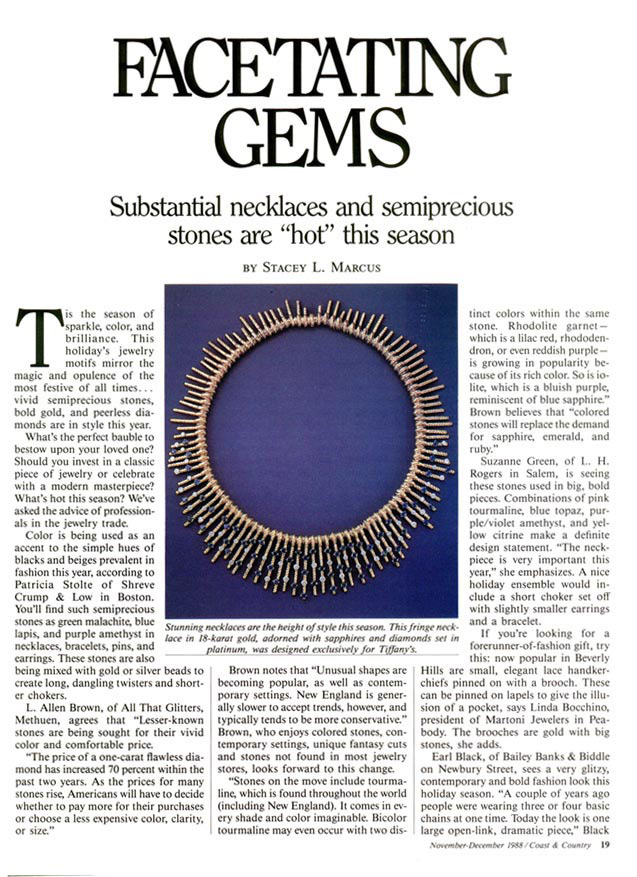 All That Glitters quote - Coast and Country Magazaine