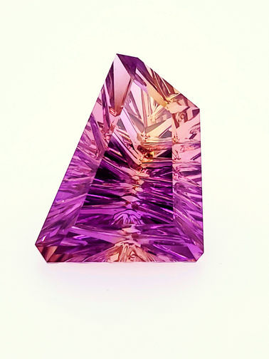 ametrine grooved freeform