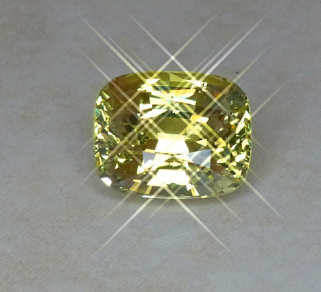 fine 4.33ct chrysoberyl cushion