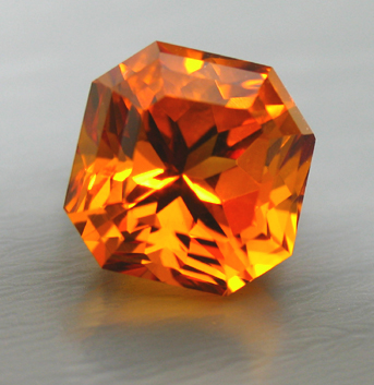 neon orange citrine