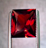 ruby red garnet