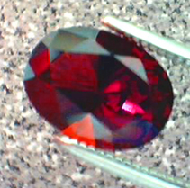 ruby red garnet