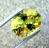 yellow mali garnet