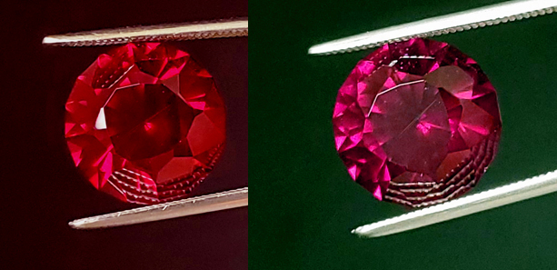 color shifting umbalite garnet