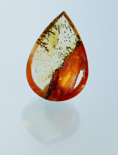 quartz included gemstone