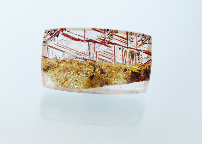 quartz included gemstone