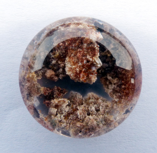 quartz with lodalite and other inclusions