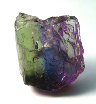rough bicolor tanzanite