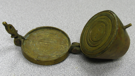 antique spanish gold counterweights