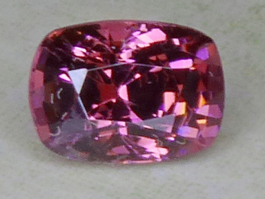 purplish pink burmese spinel