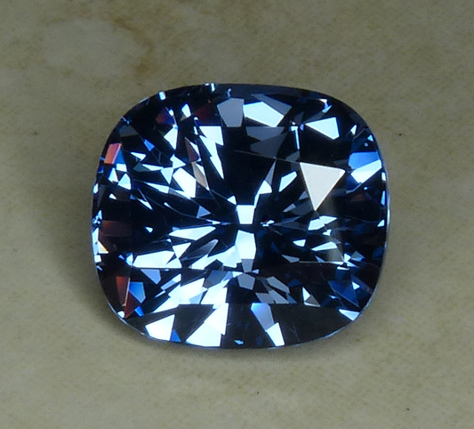 fine recut blue spinel