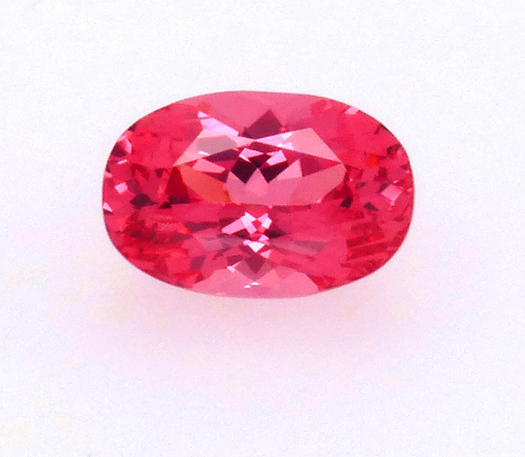 large 2+ct mahenge neon padparadscha orangy pink