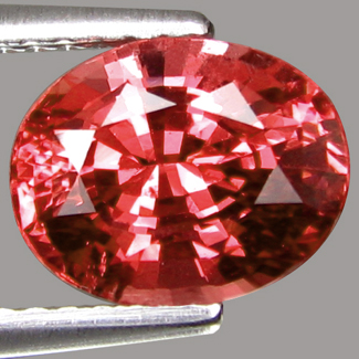 pad colored spinel; orangy pink spinel