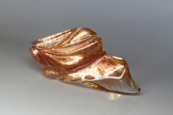 oregon sunstone with schiller - carved by Dalan Hargrave