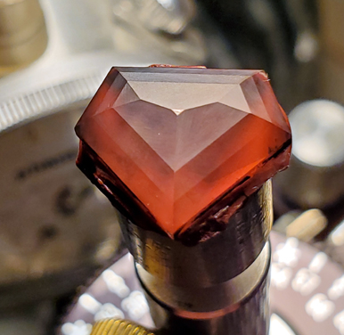 oregon sunstone crown facets finished