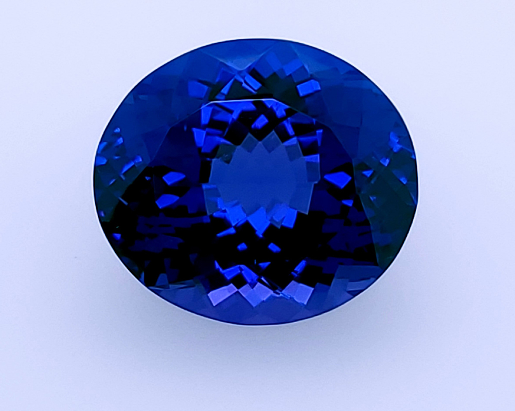 large fine certed tanzanite