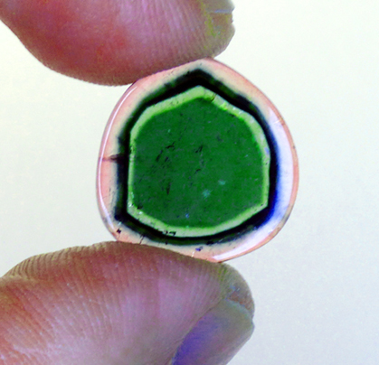 unique tourmaline slice
