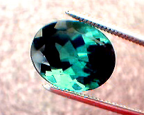 incredible green blue tourmaline