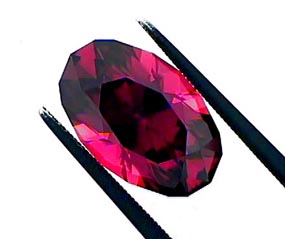 outrageous raspberry tourmaline - U.S. Cut