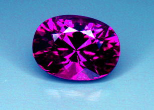 purple mozambique tourmaline recut by our master cutter