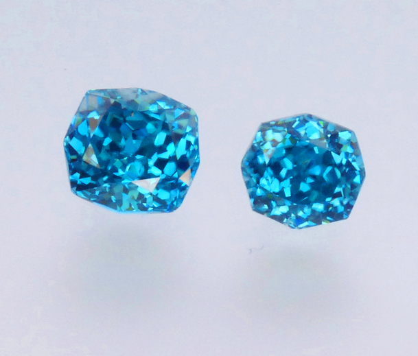 deep blue zircons