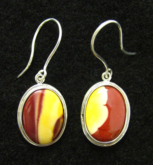 mookaite sterling earrings