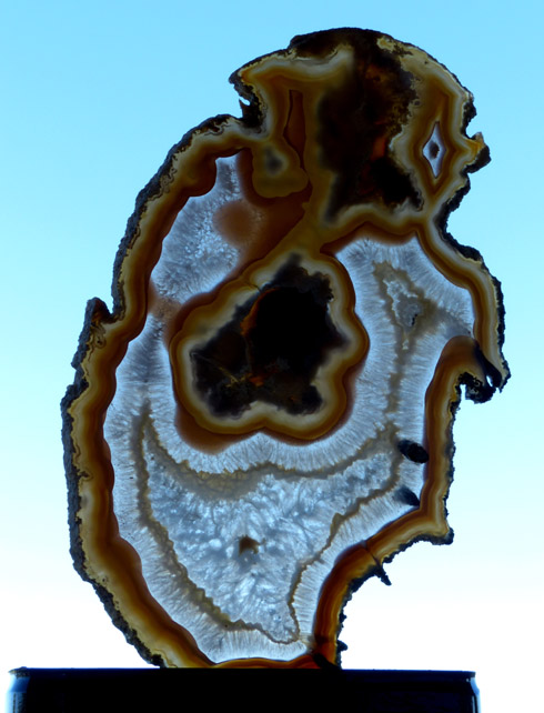 Natural Agate Slice (Tabajaran Mine)