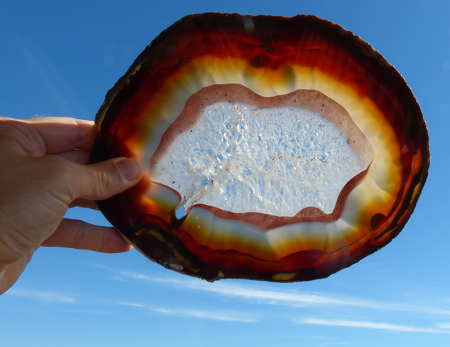 Natural Agate Slice (Tabajaran Mine)