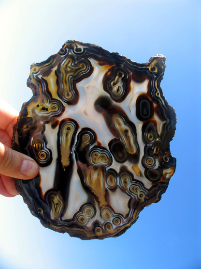 unique agate slice