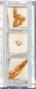diamond and gold collector case