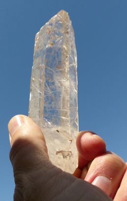 unusual lemurian quartz crystal
