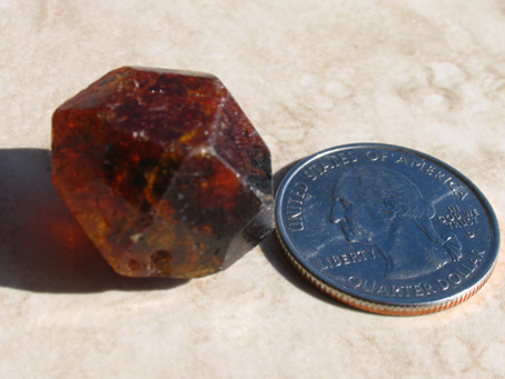 loliondo spessartite garnet crystal