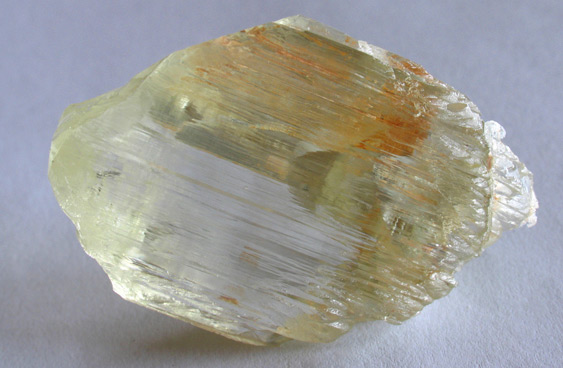 California yellow spodumene crystal