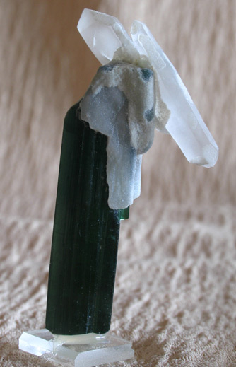 tourmaline and quartz cluster