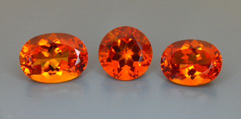 published neon orange citrine