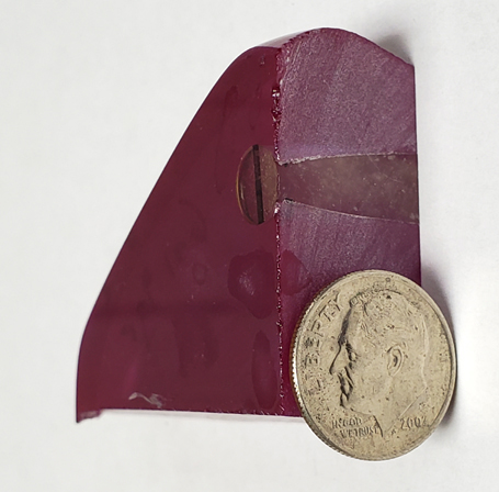 synthetic alexandrite rough