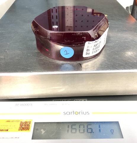 synthetic alexandrite rough