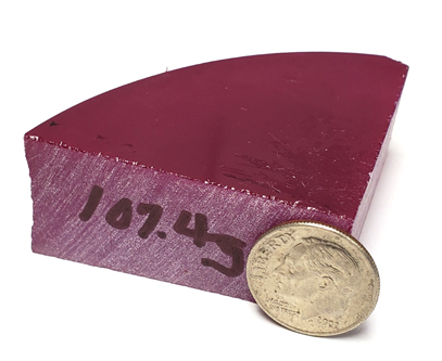 synthetic alexandrite rough