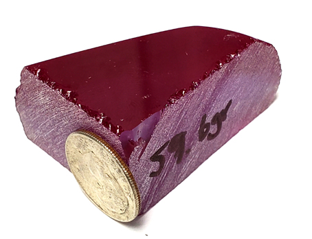 synthetic alexandrite rough