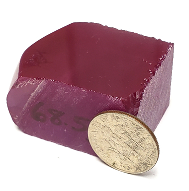 synthetic alexandrite rough