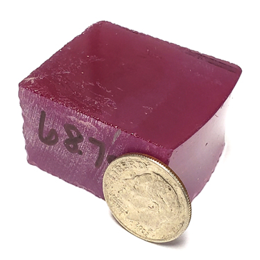 synthetic alexandrite rough