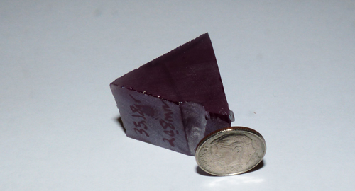 synthetic alexandrite rough