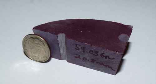 synthetic alexandrite rough