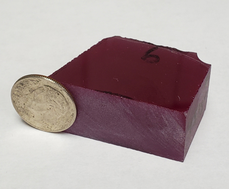 synthetic alexandrite rough