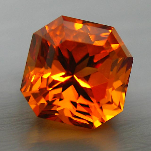 neon orange citrine