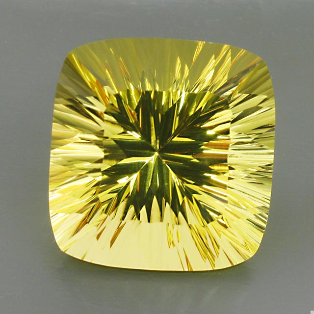 concave lemon citrine