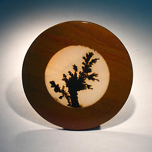 framed moss agate