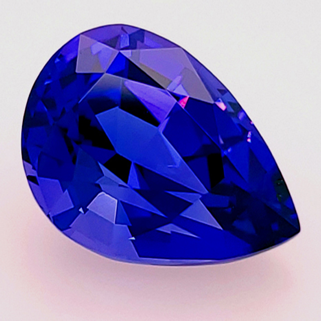 fine deeply colored tanzanite